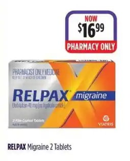Wizard Pharmacy RELPAX Migraine offer