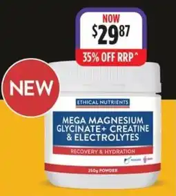 Wizard Pharmacy Ethical Nutrients Mega Magnesium Glycinate + Creatine & Electrolytes offer