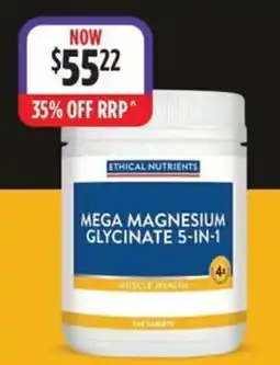 Wizard Pharmacy Ethical Nutrients Mega Magnesium Glycinate 5-in-1 offer
