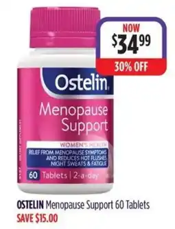 Wizard Pharmacy Ostelin Menopause Support offer