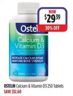 Wizard Pharmacy Ostelin Calcium & Vitamin D3 offer