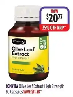 Wizard Pharmacy Comvita Olive Leaf Extract High Strength offer