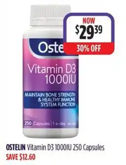 Wizard Pharmacy Ostelin Vitamin D3 1000IU 250 Capsules offer