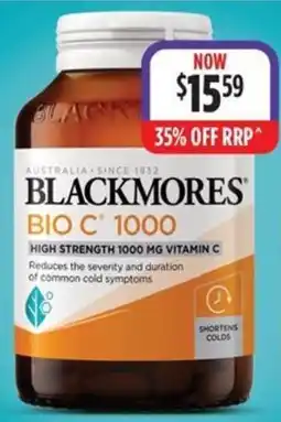 Wizard Pharmacy Blackmores Bio C 1000 offer