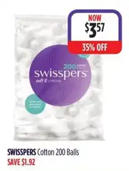 Wizard Pharmacy Swisspers Cotton 200 Balls offer
