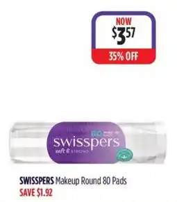 Wizard Pharmacy Swisspers Makeup Round 80 Pads offer