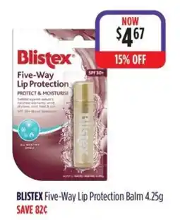 Wizard Pharmacy Blistex Five-Way Lip Protection Balm offer