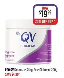 Wizard Pharmacy Ego QV Dermcare Sting-Free Ointment offer