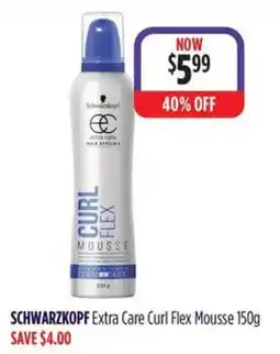 Wizard Pharmacy Schwarzkopf Extra Care Curl Flex Mousse offer