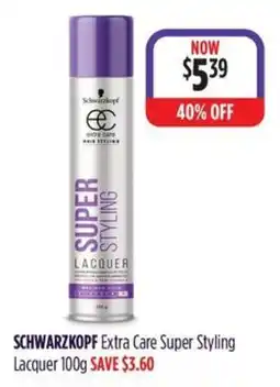 Wizard Pharmacy Schwarzkopf Extra Care Super Styling Lacquer offer