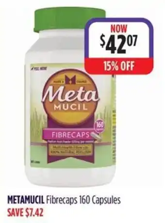 Wizard Pharmacy Meta Mucil Fibrecaps offer