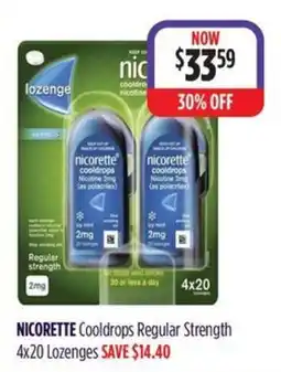 Wizard Pharmacy Nicorette Cooldrops Regular Strength offer