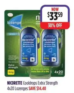 Wizard Pharmacy Nicorette Cooldrops Extra Strength offer