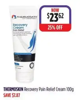 Wizard Pharmacy Thermoskin Recovery Pain Relief Cream offer