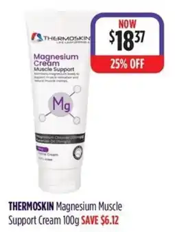 Wizard Pharmacy Thermoskin Magnesium Muscle Support Cream offer
