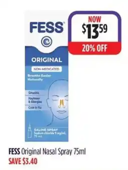 Wizard Pharmacy FESS Original Nasal Spray offer