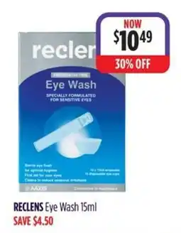 Wizard Pharmacy Reclens Eye Wash offer