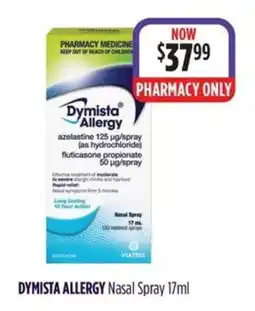 Wizard Pharmacy Dymista Allergy Nasal Spray offer