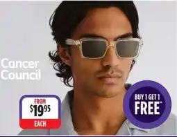 Wizard Pharmacy Cancer Council sunglasses offer
