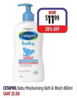 Wizard Pharmacy Cetaphil Baby Moisturising Bath & Wash offer