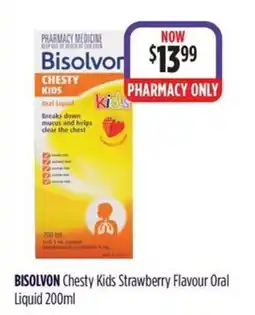 Wizard Pharmacy Bisolvon Chesty Kids Strawberry Flavour Oral Liquid offer