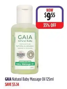 Wizard Pharmacy GAIA Natural Baby Massage Oil offer