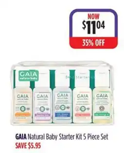 Wizard Pharmacy GAIA Natural Baby Starter Kit 5 Piece Set offer