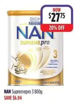 Wizard Pharmacy Nestle NAN Supreme pro 3 offer