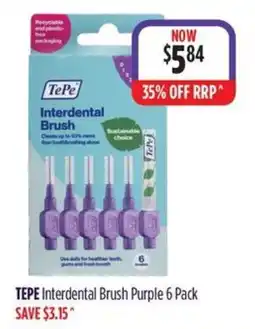 Wizard Pharmacy TePe Interdental Brush Purple offer