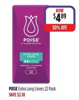 Wizard Pharmacy Poise Extra Long Liners offer