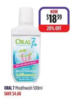 Wizard Pharmacy Oral 7 Mouthwash offer