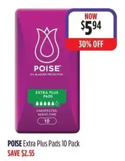Wizard Pharmacy Poise Extra Plus Pads offer