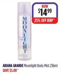 Wizard Pharmacy Ariana Grande Moonlight Body Mist offer