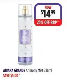 Wizard Pharmacy Ariana Grande Ari Body Mist offer