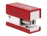 Officeworks Rexel Bloc Mini Stapler Red offer