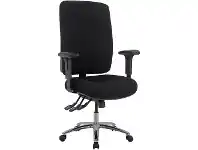 Officeworks Stilford Professional Ergonomic Extra-Heavy-Duty Fabric Chair Black offer
