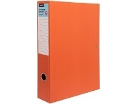 Officeworks J.Burrows Foolscap Box File Orange offer