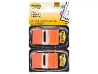 Officeworks 3M Post-it Flags Twin Pack Orange offer