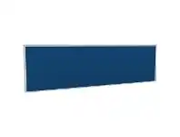 Officeworks Stilford Screen 1800 W x 525 H mm White Frame Blue Fabric offer