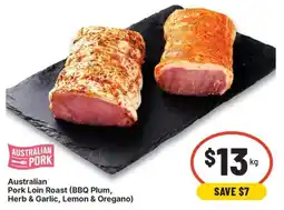 IGA Australian Pork Loin Roast offer