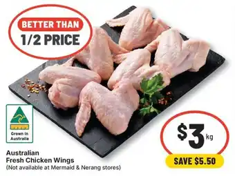 Australian Fresh Chicken Wings