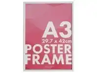 Officeworks Lifestyle Brands A3 Poster Frame White offer