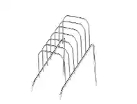Officeworks JP Mark Wire Vertical File Organiser Small Silver offer