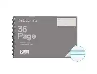 Officeworks Studymate 245x155 70gsm 6 Stave Spiral Music Book 36 Page offer