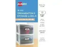 Officeworks Avery Eclectic Collection Dry Erase Labels 16 Pack offer