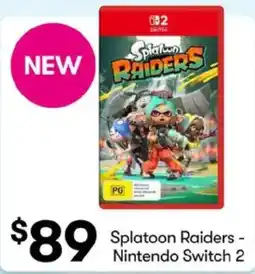 BIG W Splatoon Raiders - Nintendo Switch 2 offer