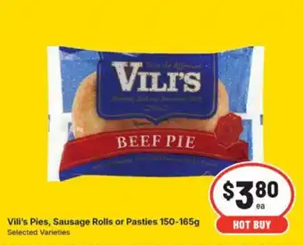 IGA Vili's Beef Pie offer