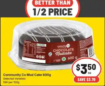 Community Co Mud Cake