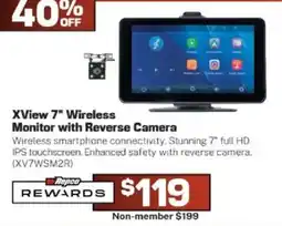 Repco XView 7" Wireless Monitor with Reverse Camera offer