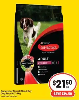 IGA Supercoat Smart Blend Dry Dog Food 6.7-7kg offer